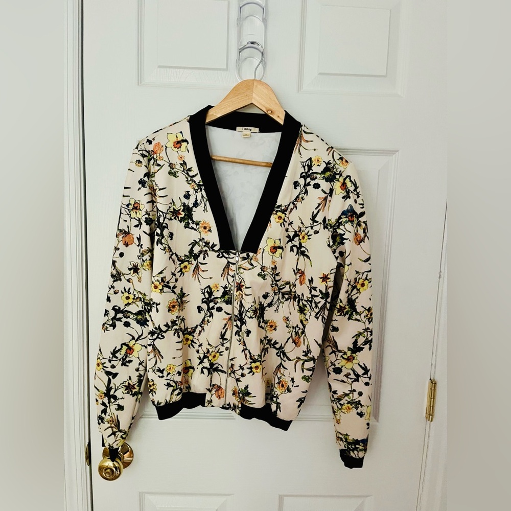Women’s Floral Bomber Jacket